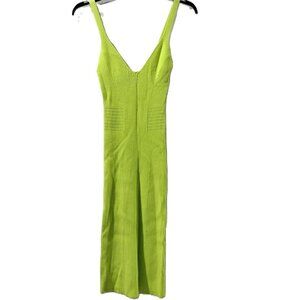 GUESS-M- PENCIL SWEATERS DRESS NEON LIME GREEN